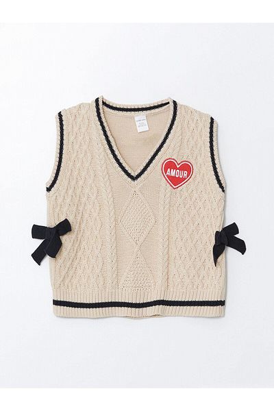 LC Waikiki Lcw Kids Crew Neck Girl's Knitwear Sweater