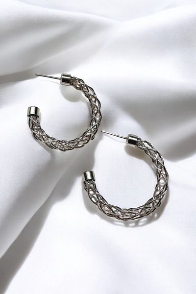 PETEK AKSESUAR Pipe Crystal Earring Earring