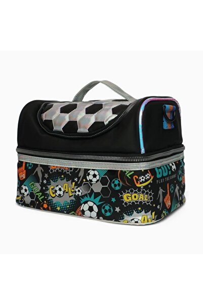 Vest Black Football Lunchbox