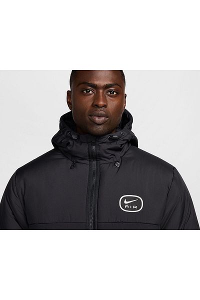 Nike Sportswear Air Syn Fill Men's Black Casual Hooded Coat