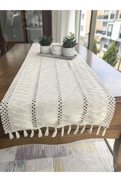 Peacock Δαντέλα με μοτίβο 35x90cm Μαξιλαροθήκη από βαμβάκι με εμφάνιση Runner