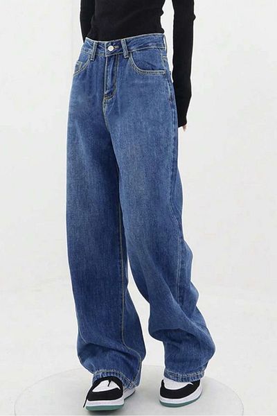 Gofeel Pofidi Blue Vintage Χαλαρό Φαρδύ Τζιν