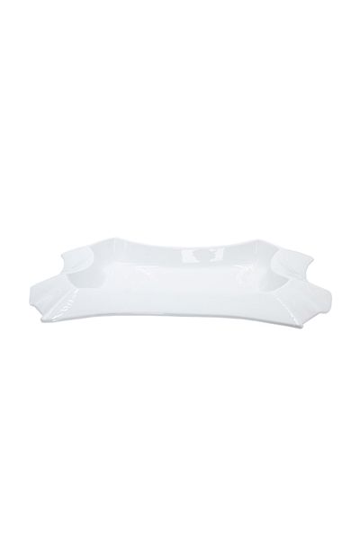 Dania Large Service Plate White 51x34cm