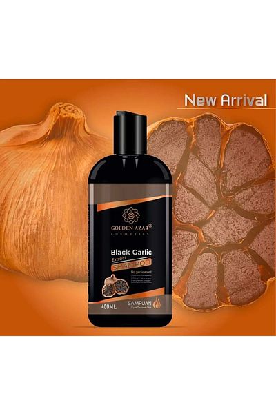 Golden Azar Black Ivy Extract (No Scent Formula) 400ml Shampoo Extra Volume