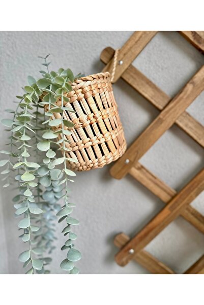 afralya home Çok Amaçlı Sepet / Askı Sepet Dekoratif Hasır Sepet