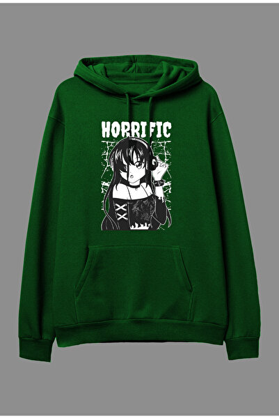 YQYQ Tinejdžerka Unisex Oversize kroj Sa kapuljačom Dukserica - Crno-beli diz...