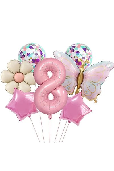 Mini Parti مجموعة بالونات على شكل فراشة من MINI PARTY STORE