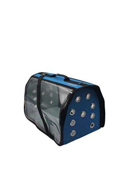 Lepus Şeffaf Fly Bag Kedi Köpek Taşıma Çantası Mavi
