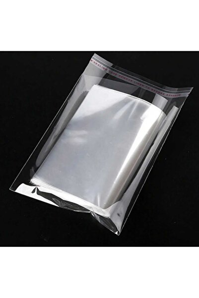 shop Parlak Şeffaf Jelatin Bantlı - Aksesuar Kurabiye Poşeti Hediyelik Poşet Çeyiz Poşeti 20x30 25Adet