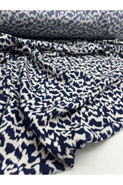 Kumaş Sevdası Desenli Viskon Kumaş Eni 150cm Elbise Gömlek Tunik vb Polyester İçermez,İç Göstermez ,Dökümlüdür