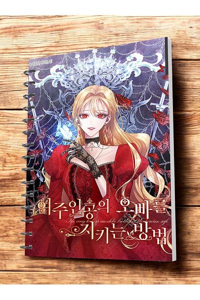 nihonwosekai Roxana Manhwa Anime A5 Size Spiral Notebook 50 Sheets