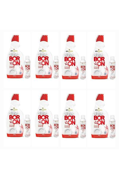 Boron Natural Mineral Liquid Dishwashing Detergent 8 Pieces 328 Washes 8 Pieces Polisher