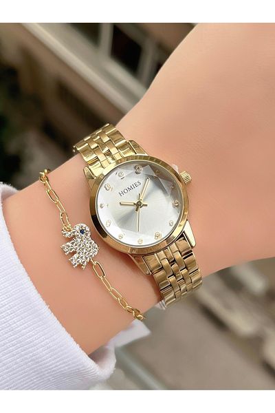 Homies Women's Wristwatch - Original Product - Bracelet Gift - 3 Atm Waterproof