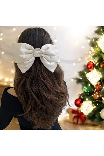 Twinssis Accessories Квадратна каменна атласна велика бантик автоматична заст...