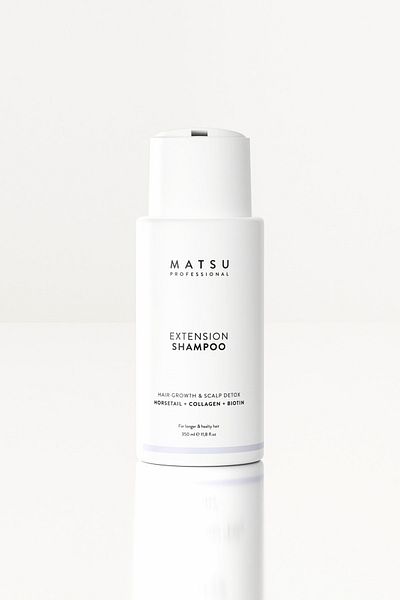 MATSU Hair Scalp Strengthening Extension Fast Growth Hair Care Shampoo for Slow Growing Hair 350 ml