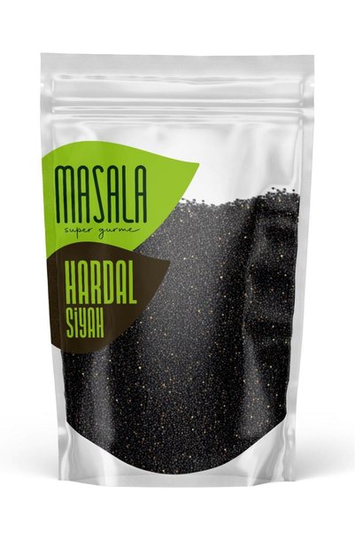 Super Gurme Masala Siyah Hardal Tohumu 150 gr (Brassica nigra) - Black Mustar...