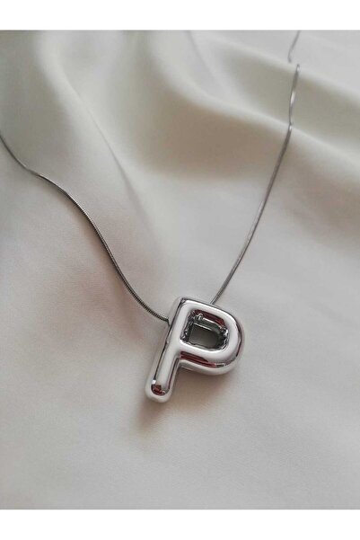 Judas Takı قلادة جديدة على شكل حرف بالون مع سلسلة فولاذية فضية