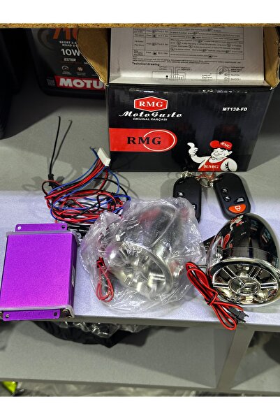 RMG Motosiklet alarım ve bluthot hoperlör