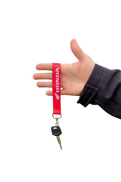 zenmoto Red Motorcycle Keychain
