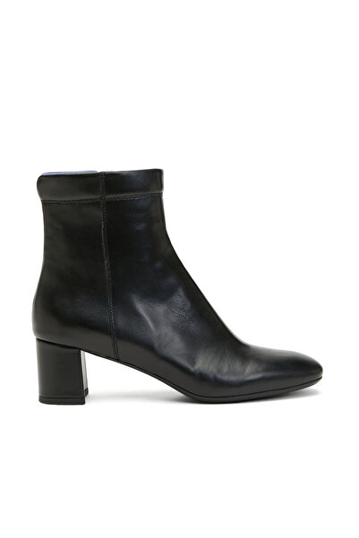 Dıvarese Siyah Kadın Deri Bot