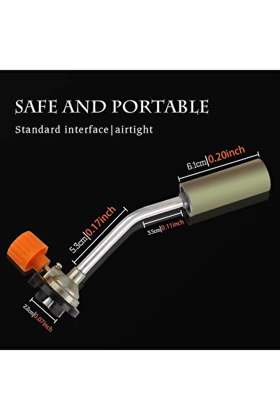 Depolife Şömine Yakma Yüksek Alevli Pürmüz Torch Yakma Barbekü Odun Kömür Tutuşturma Tabancası