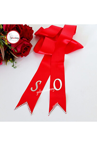 Gelincimherşey Kırmızı Harfli Gelin Kuşağı