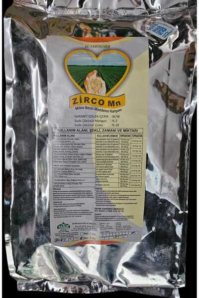 AKKİM Çinko Mangan Karışımı Gübre Zirco Mn Bitki Gelişim Hızlandırıcı Zn - Mn...