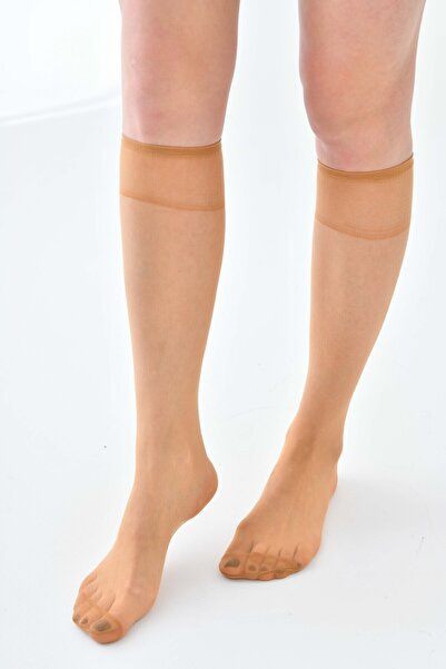 Müjde Тънки чорапи до коляното, чифт от 6 броя, 3 броя, 3 броя, черни