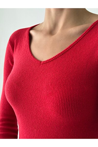 Friday Mood Women's V-Neck Soft Blouse