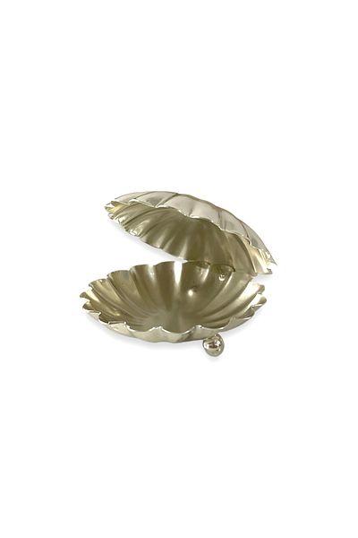 KırlangıçHome Oyster Μπολ λουκούμι σε ασημί χρώμα 6 τεμαχίων