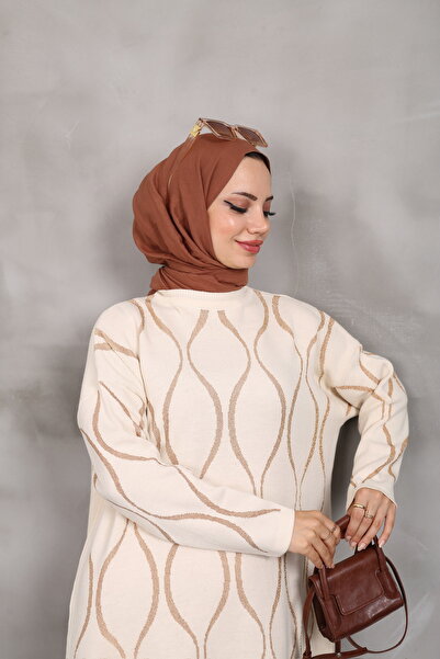 MODA Glitter Knitwear Tunic