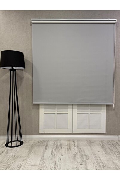 mep mekanik %100 Işık Geçirmez Blackout Stor Perde Açık Gri