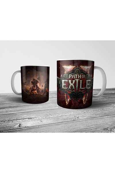 Pixxa Path of Exile 2 Themed Mug Model 5