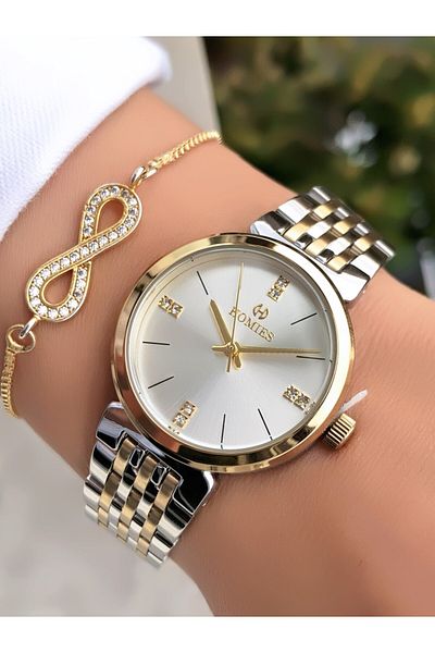 Homies Original Invoice Waterproof Women's Wrist Watch with Bracelet Gift