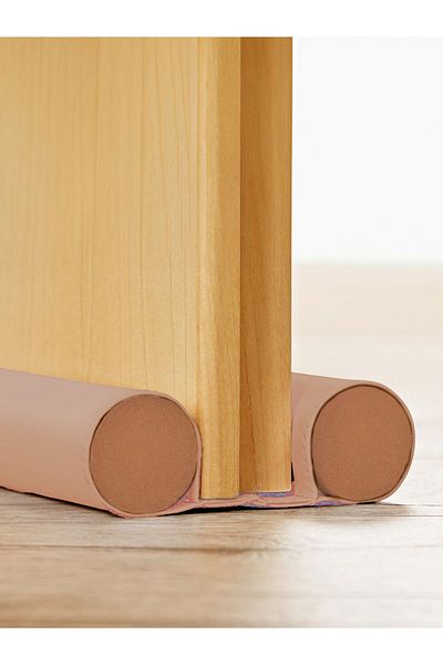 MiniStand Cream Color Leather under Door Anti-Wind