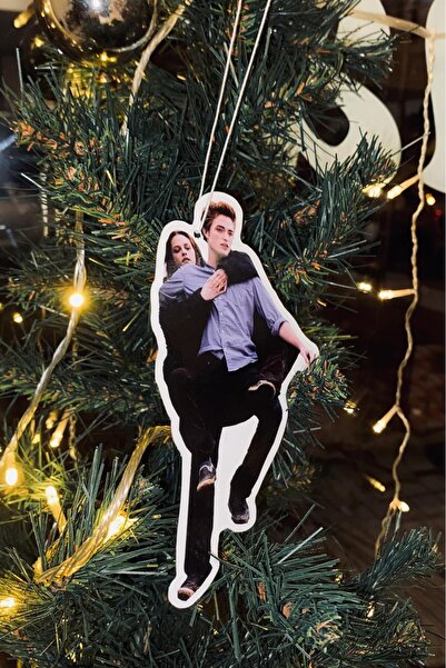 Namgo Edward Bella Twilight Yılbaşı Ağacı Araba Dikiz Aynası Süsü