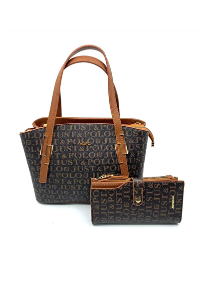 Just Polo Women's Monogram Printed Hand and Shoulder Bag 232066 Mh
