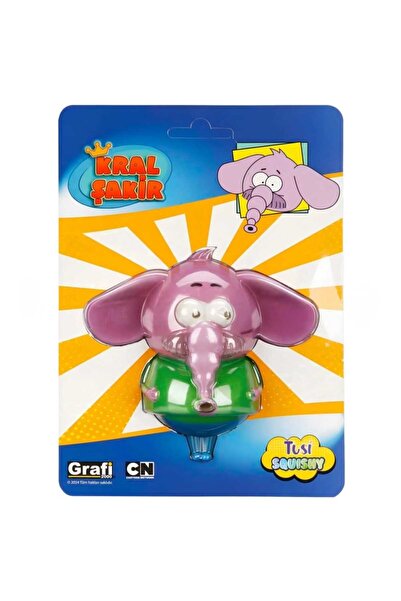 Mıncır Shop Squishy Köpük Kral Şakir Fil Necati Figürü - Lisanslı Figür Oyucak