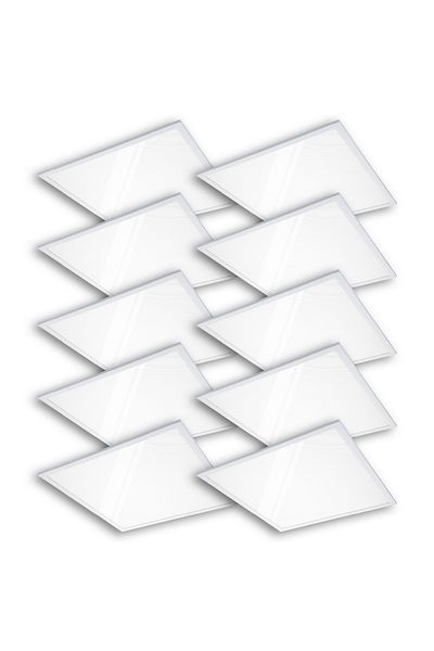 Ledarmy 10 Pcs Natural White Led Panel - Recessed Downlight, 60X60Cm Lighting, 48W 220V Asa-10131