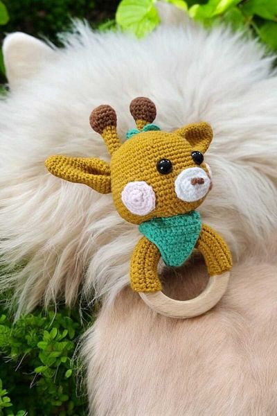 Lasilla Giraffe Special Design Teether, Rattles Teether