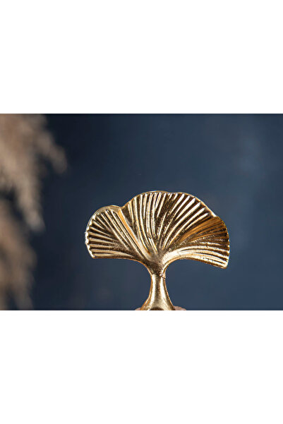 MIARIK DESIGN & DEKORASYON Ginko Dekoratif Hayvan, Yaprak Figürlü Metal Obje ...