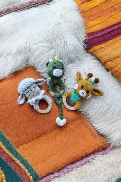 Lasilla Giraffe Special Design Teether, Rattles Teether