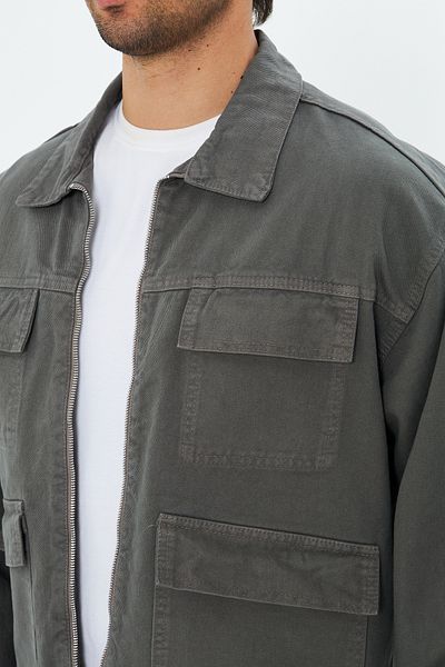 Oyga Ανδρικό τζιν μπουφάν Oversize Fit