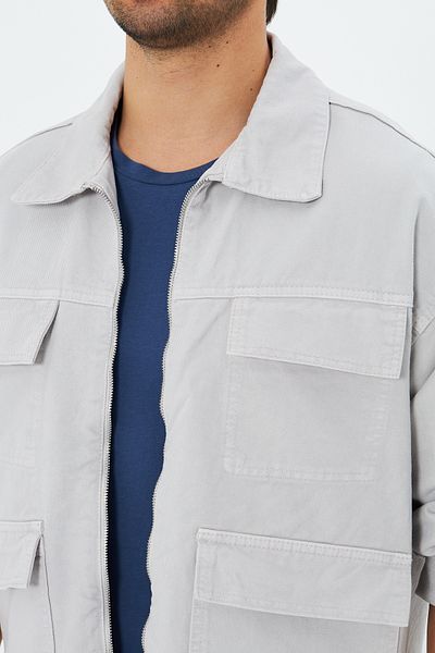 Oyga Ανδρικό τζιν μπουφάν Oversize Fit
