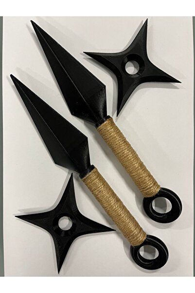 ZENTECH 2 Adet Klasik Ninja Hareketli Kunai Anime Figür Naruto Spinner  2 ade...