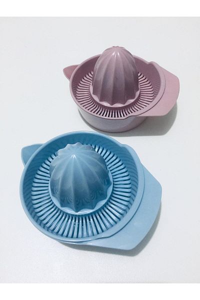 Kcrhome Practical 2-Pack Mini Citrus Juicer - Pink & Blue