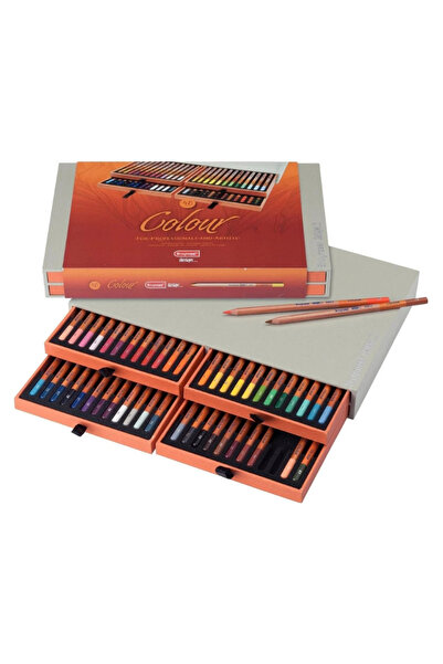 Bruynzeel - Sakura Bruynzeel Design Seri Sanatsal Kuru Boya Kalem Seti 48li L...