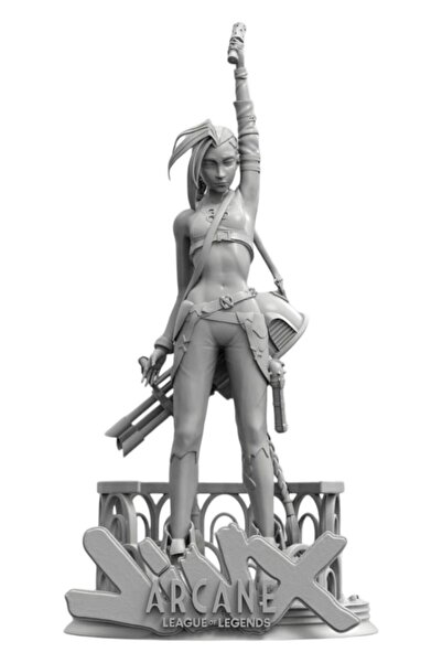 Miyazaki Premium Arcane Jinx Figürü | Arcane | 15 cm