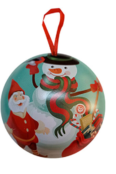 Party Country 7 cm Kardan Adam ve Noel Baba Motifli Lüks Metal Ağaç Süsü için...