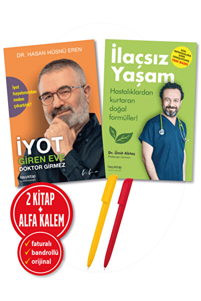 hayykitap Alfa Kalem+İyot Giren Eve Doktor Girmez+İlaçsız Yaşam (Hasan Hüsnü ...